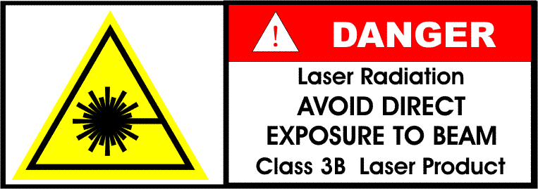  Image of Laser Warning Label